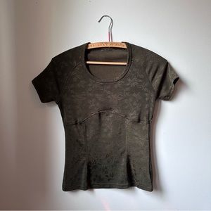 VINTAGE 90s Y2K slinky stretch bustier / corset t-shirt top
